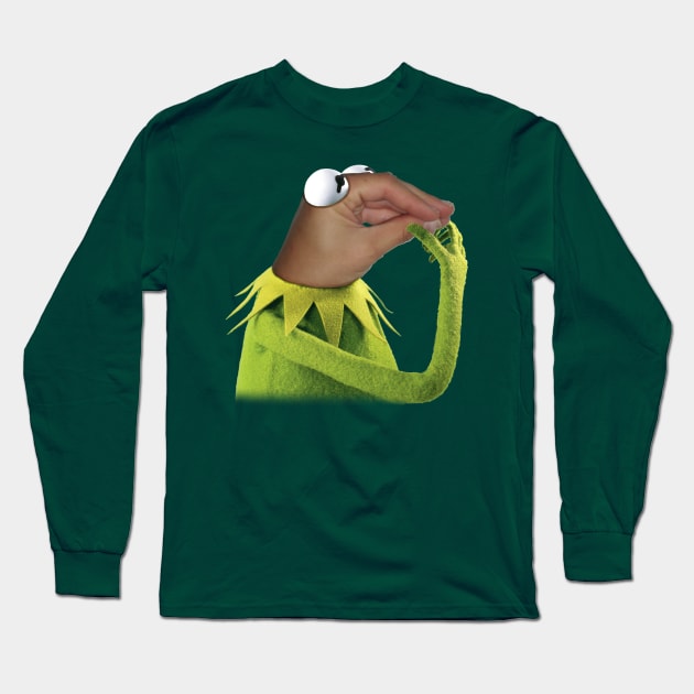 A Handsome Frog Long Sleeve T-Shirt by ImAdumb